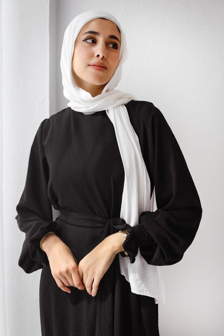 Tie-Waist Abaya